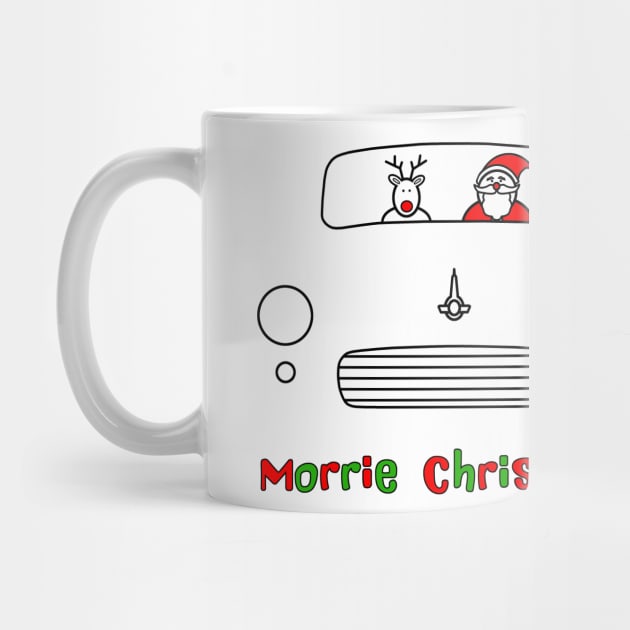 Morris "Morrie Christmas" Minor classic British car Christmas special edition by soitwouldseem